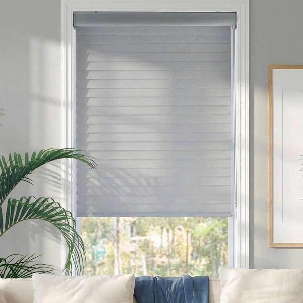 2 Inch Premium Room Darkening Sheer Shades  - Nickel