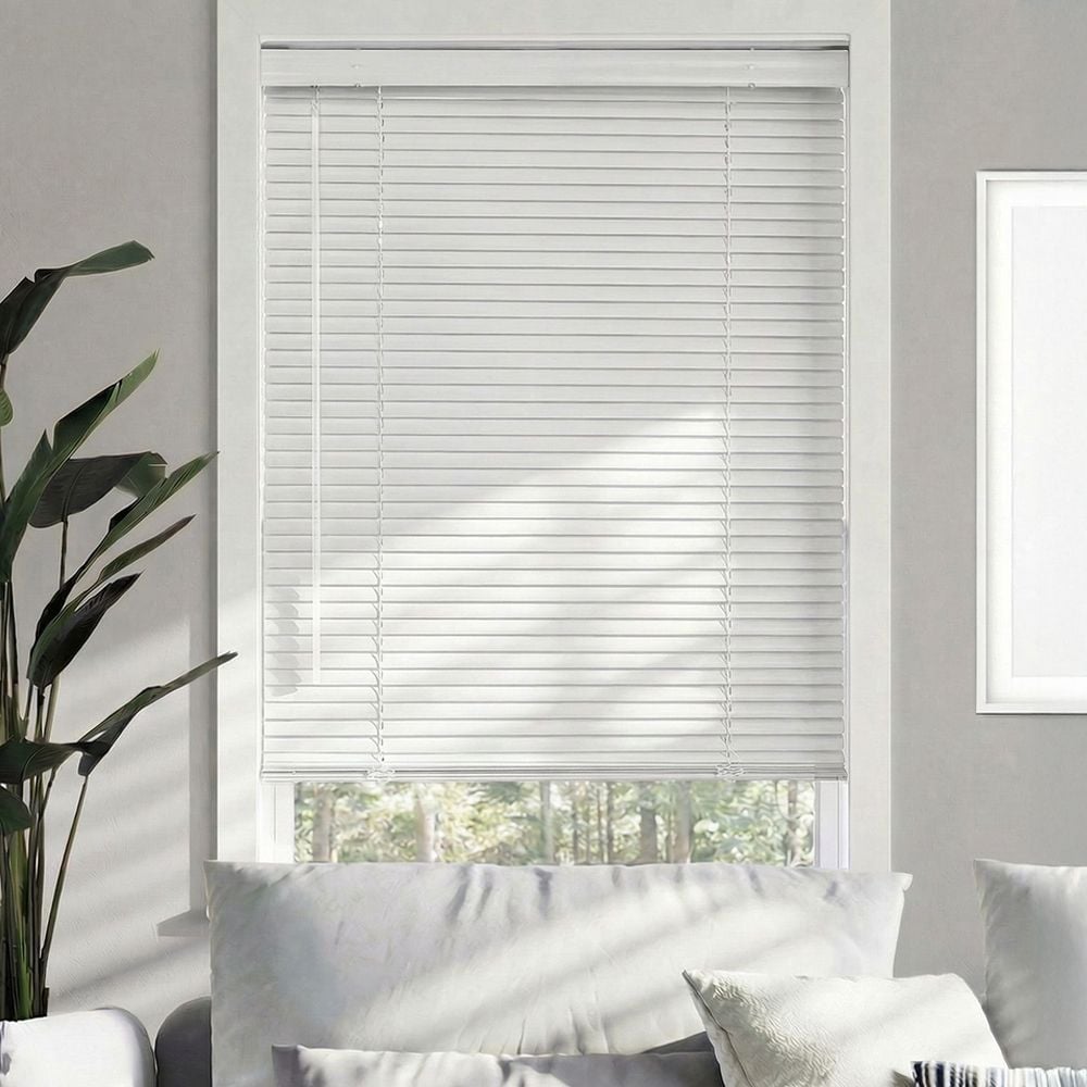 1 Inch Aluminum Blinds - Snow White