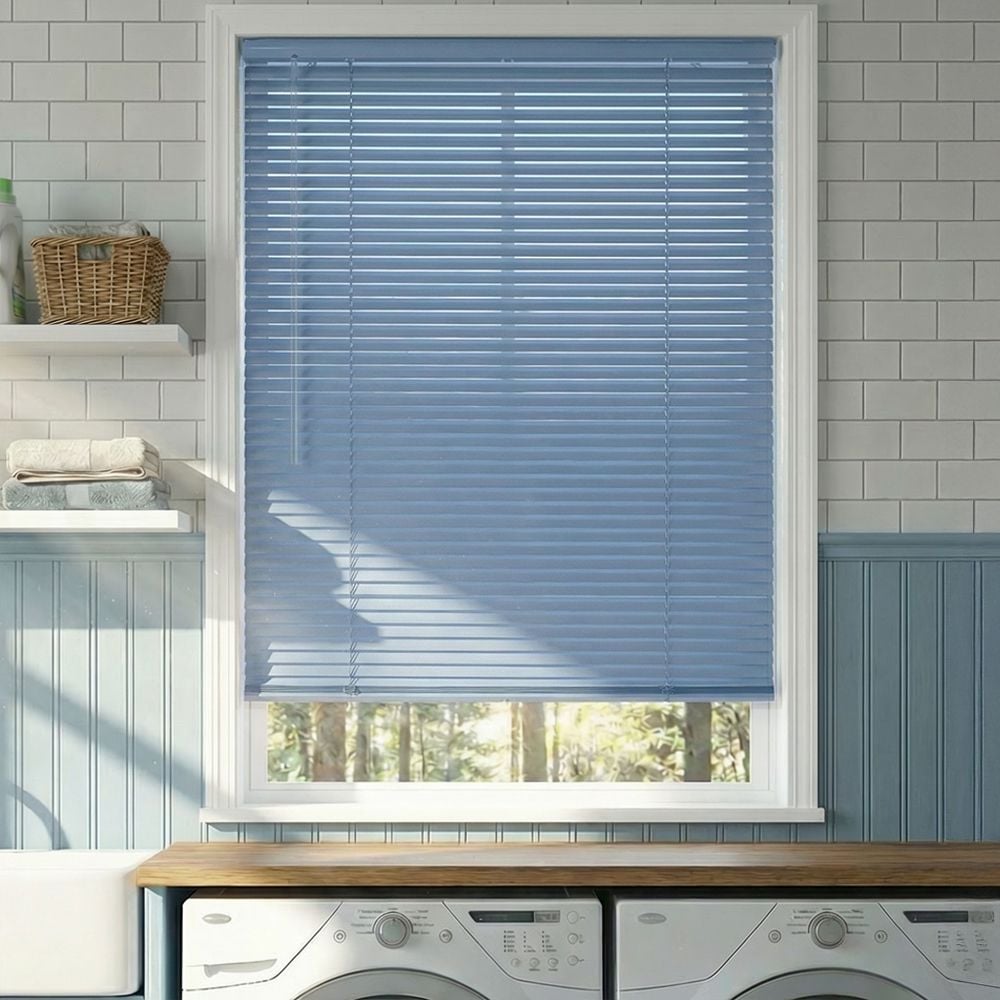 1 Inch Premium Aluminum Blinds - Blue