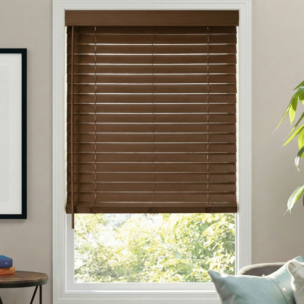 2 Inch Premium Cordless Faux Wood Blinds - Fairview Oak