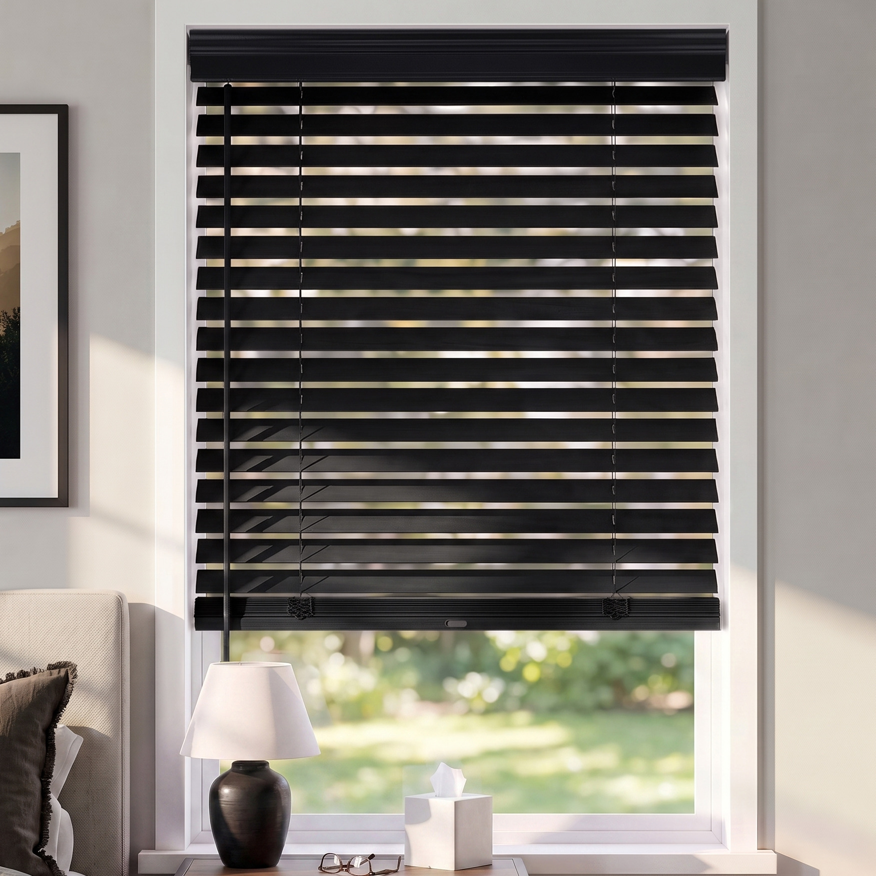 2 Inch Deluxe Wood Blinds - Inkwell
