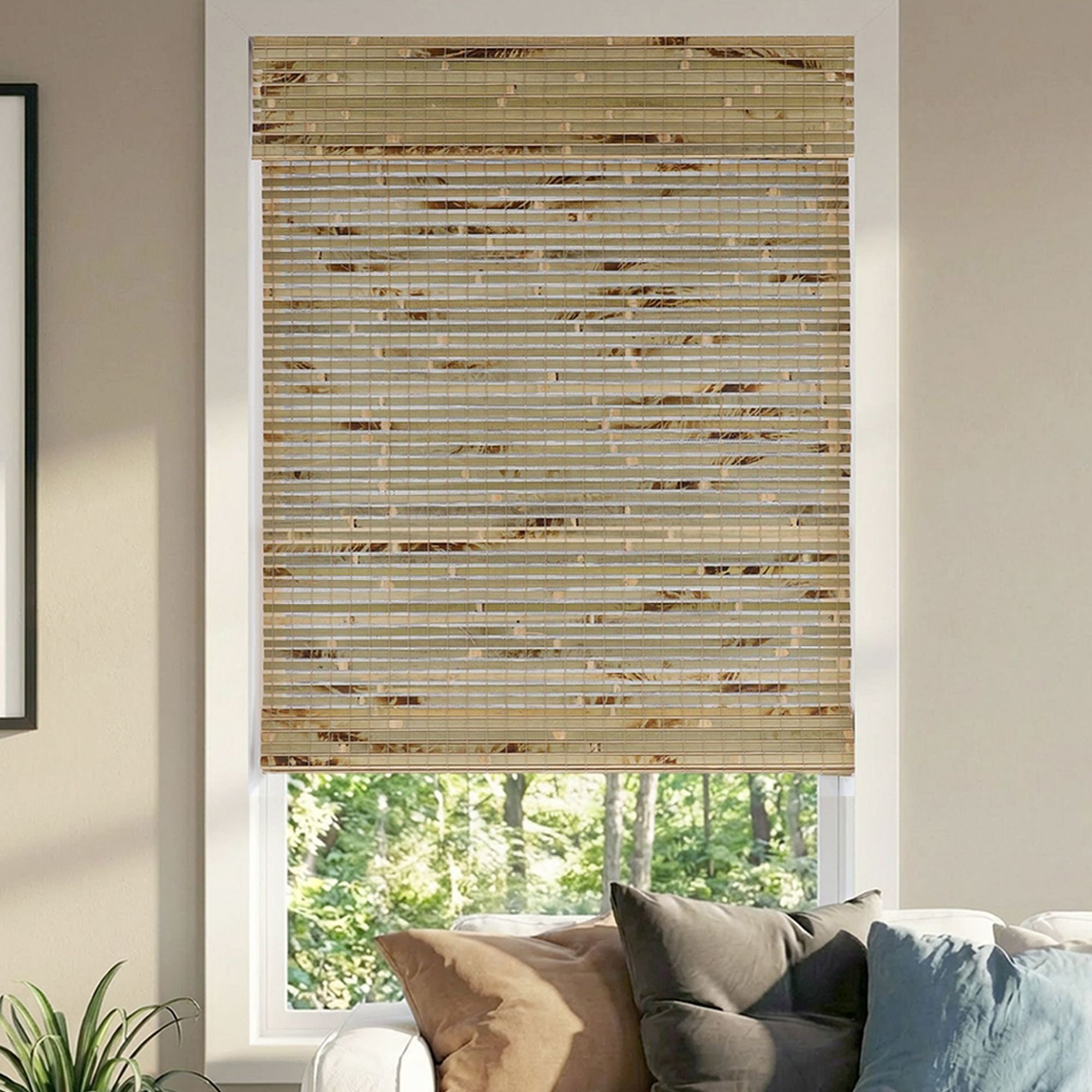 Deluxe Bamboo Woven Wood Shades - Makena Terra