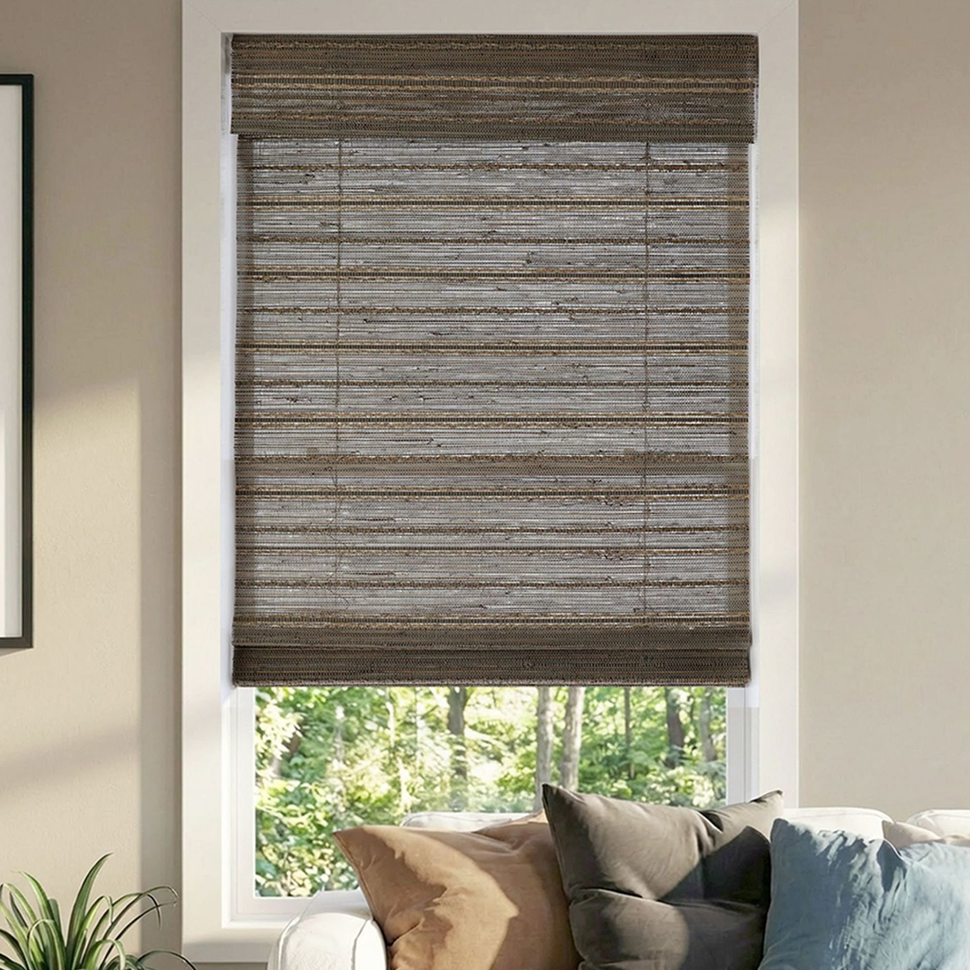 Deluxe Bamboo Woven Wood Shades - Halelea Jungle