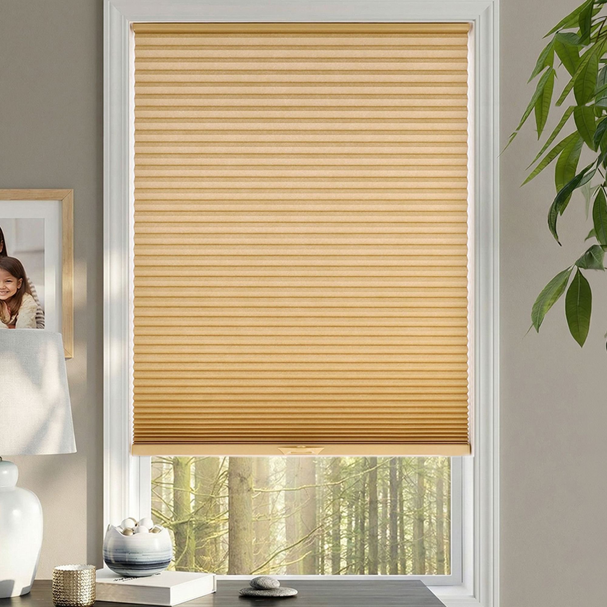 Deluxe Light Filtering Single Cellular Shades - Tumeric