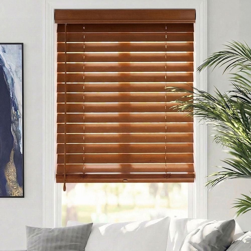 LEVOLOR 2 1/2 Inch Wood Blinds - Cinnamon