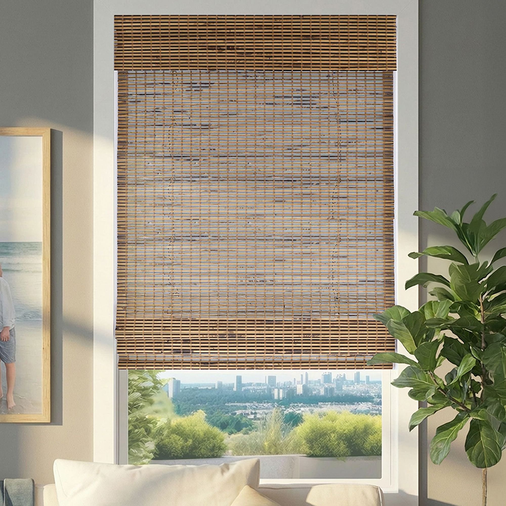 LEVOLOR Bamboo Woven Wood Shades - Bamboo Essence - Tatami