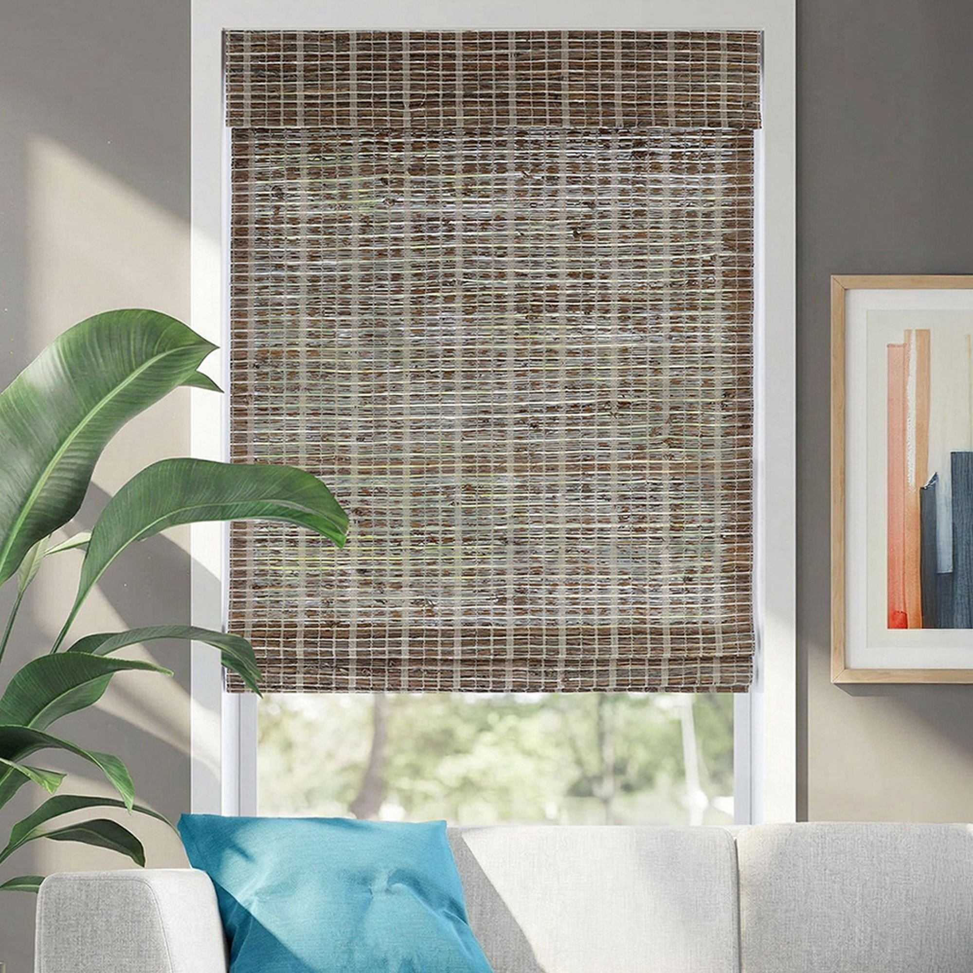Premium Bamboo Woven Wood Shades - Prive Clay