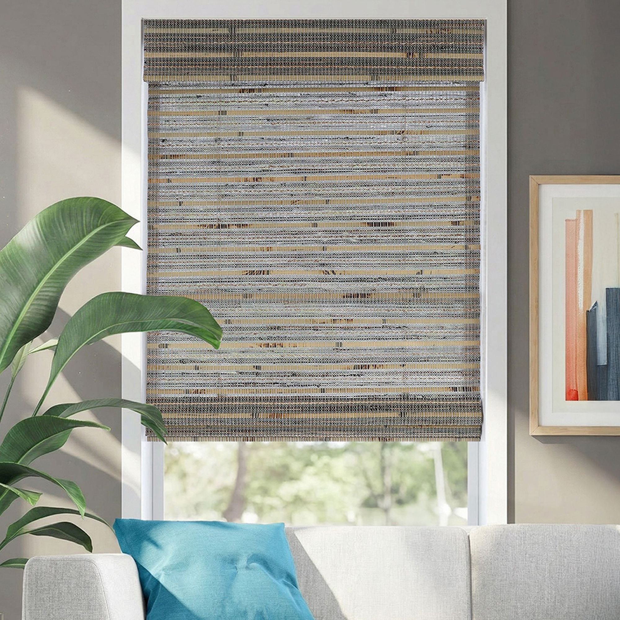 Premium Bamboo Woven Wood Shades - Bartlett Moss