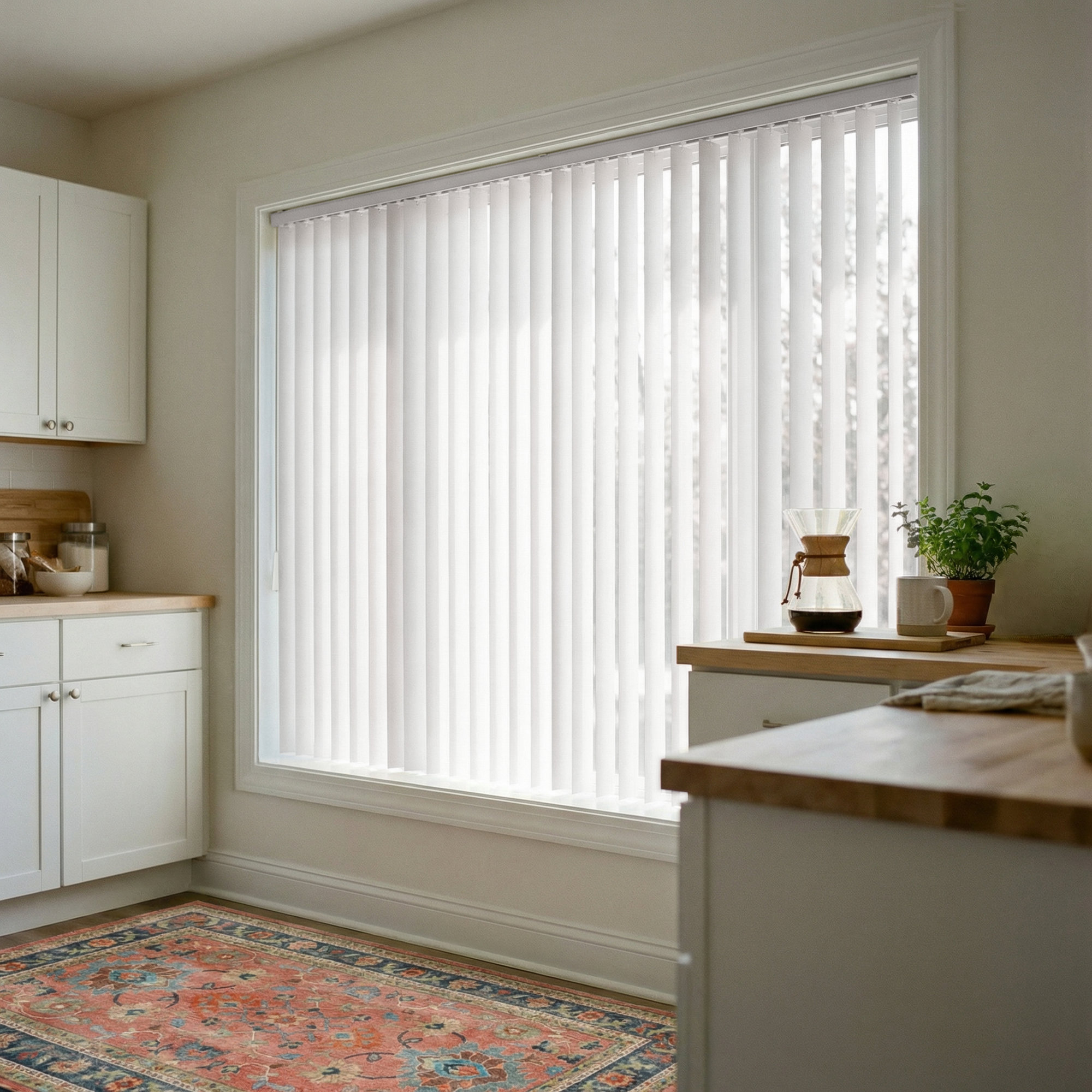 PVC Vertical Blinds - White