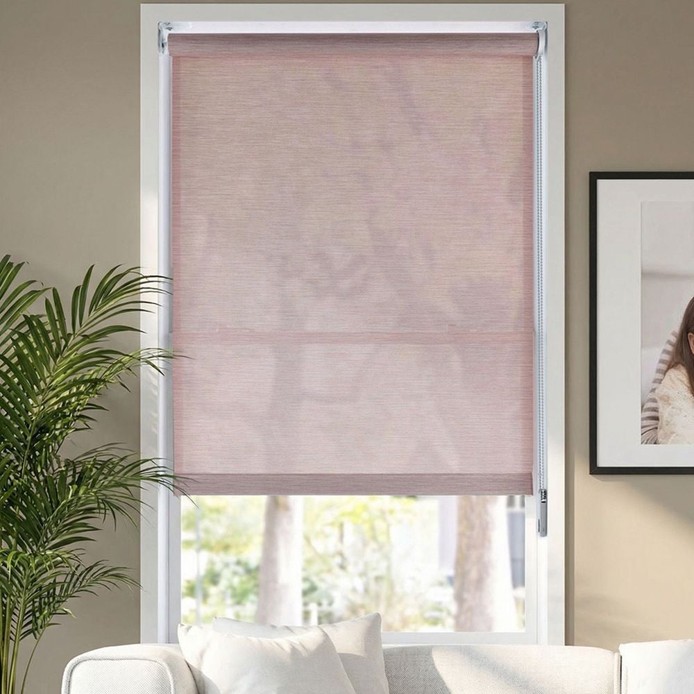 Premium Light Filtering Solar Shades  - Rosy Cheeks