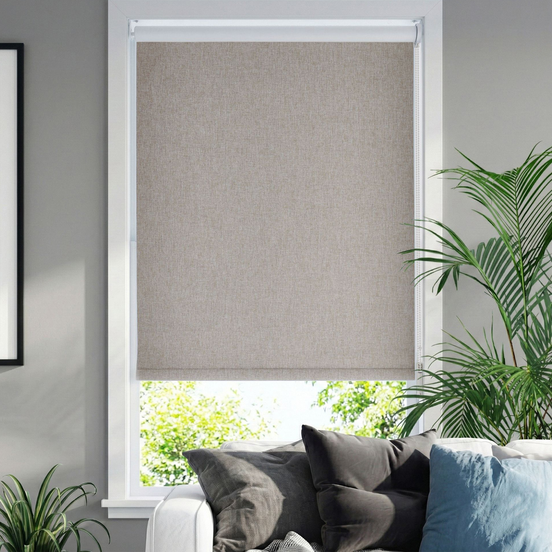 LEVOLOR Blackout Fabric Roller Shades - Biscuit
