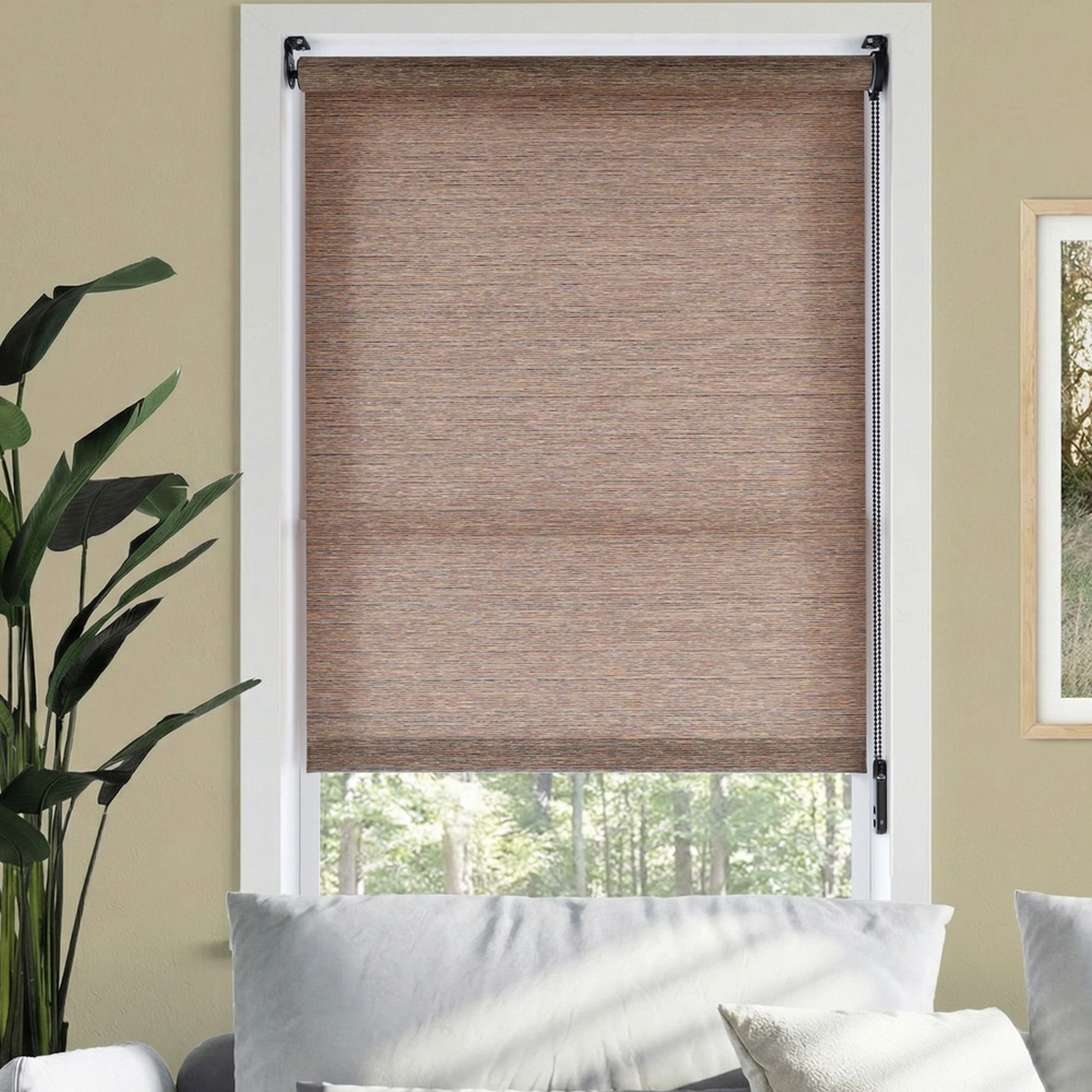 Premium Light Filtering Fabric Roller Shades - Desert Storm