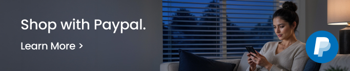 Shop Now, Pay Later. Powered by Paypal.