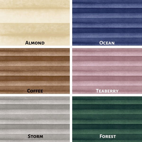 Cellular shade color variety