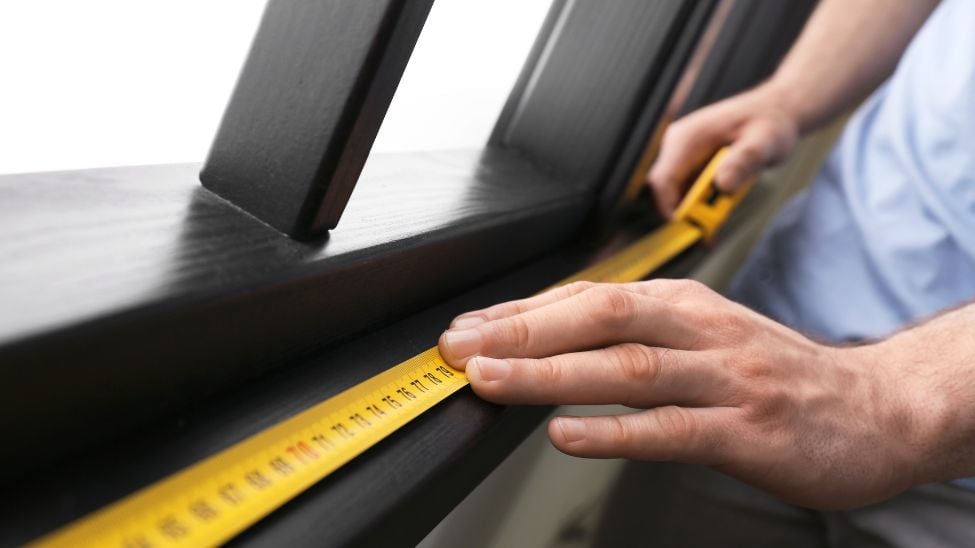 Measuring for solar shades