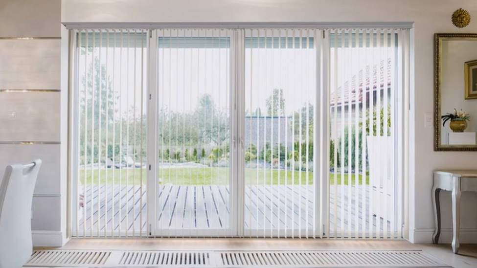Vertical Blinds on a patio door