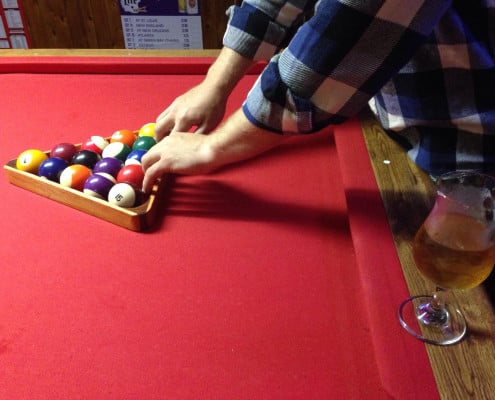 The classic pool table