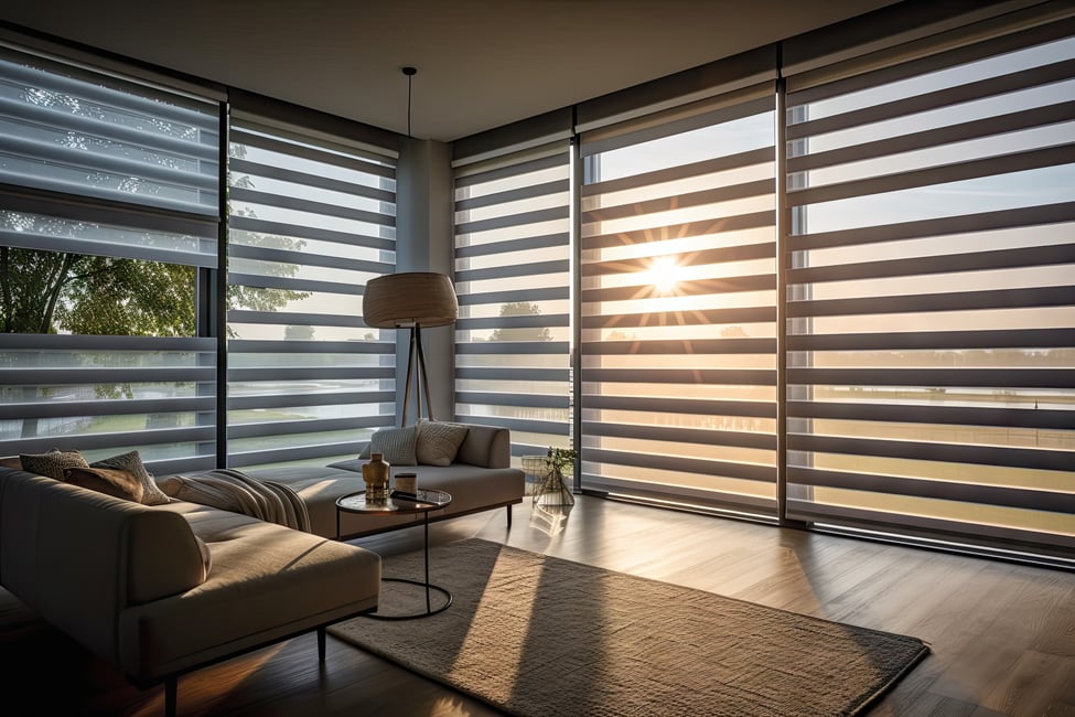 Deluxe Light Filtering Zebra Dual Shades