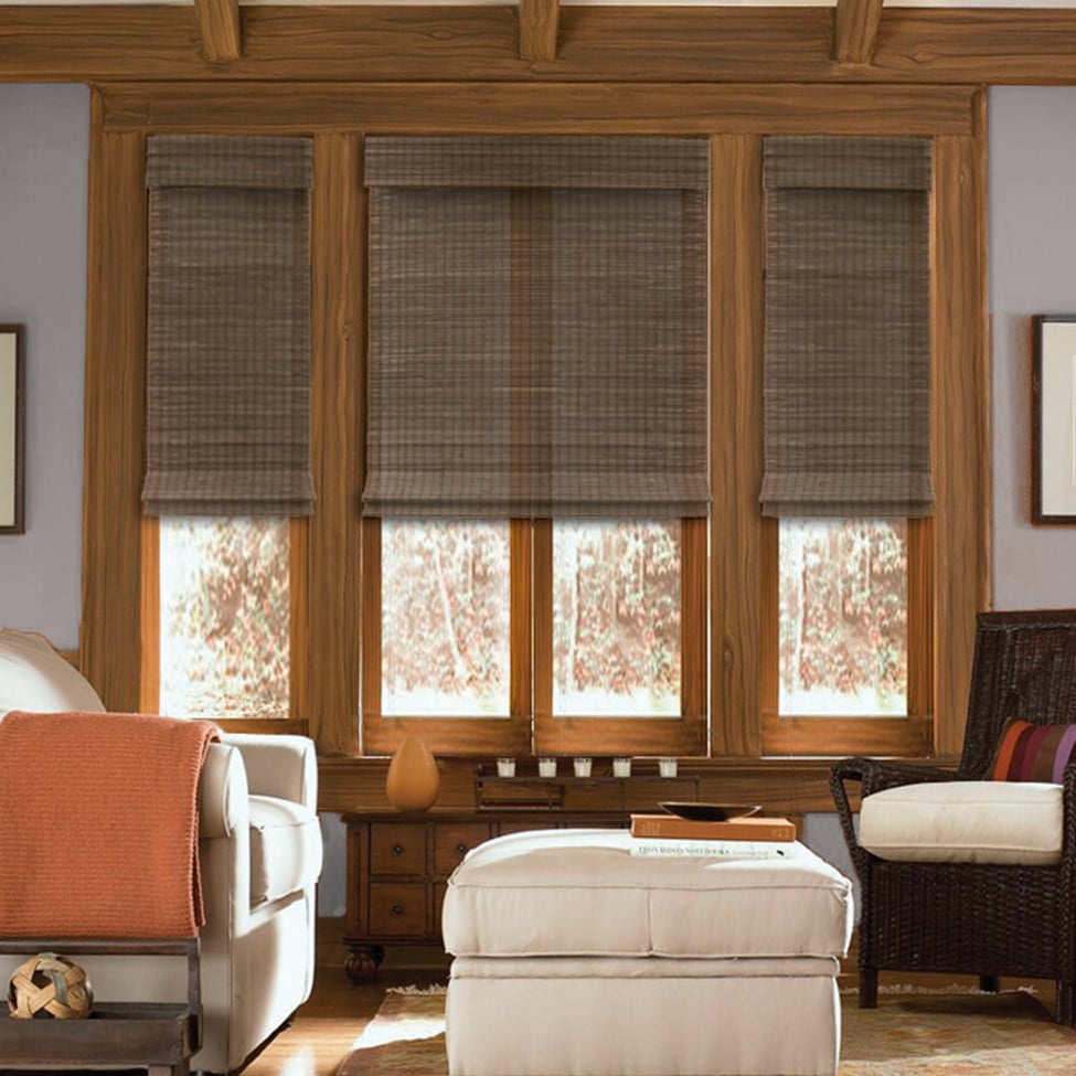 Cordless Bamboo Woven Wood Shades