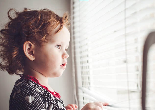 Child facing window blinds