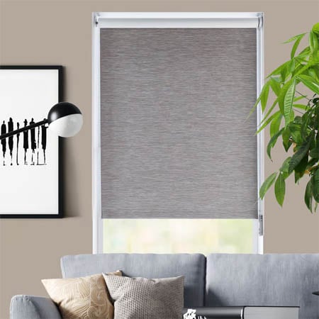 Roller shades for attic windows