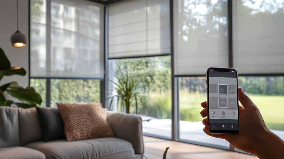 Motorized window shades and app controller