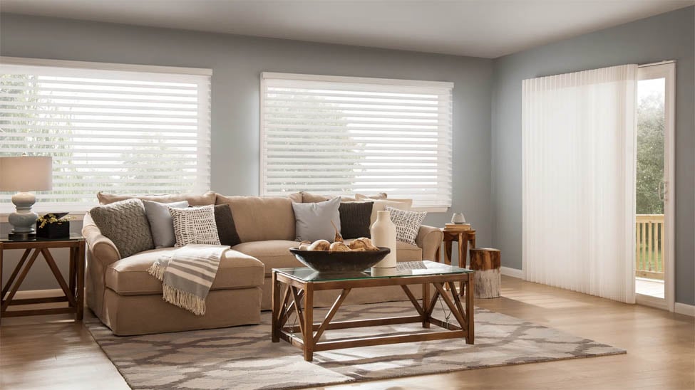 Blinds and shades for large windows