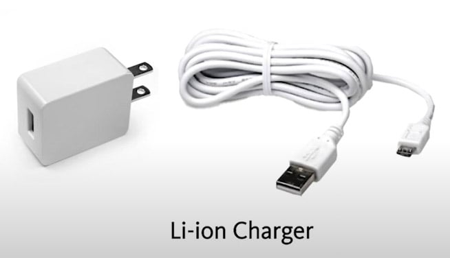 Charger for motorized window shade