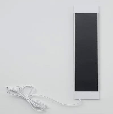 Solar panel attachment for motorized window shades