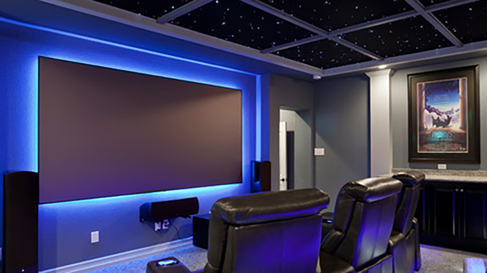 Room Darkening Shades for Home Theater