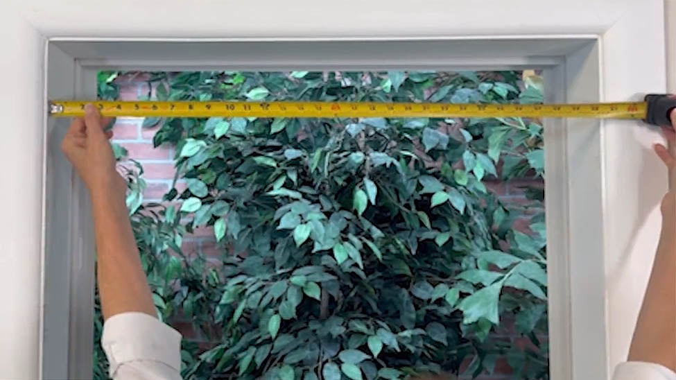 Measuring for custom window shades