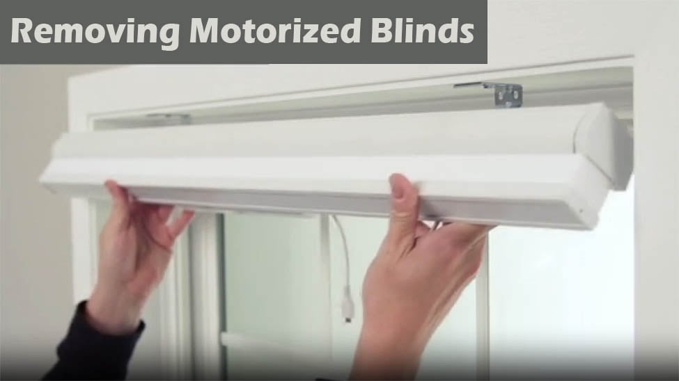 How to Remove Motorized Blinds