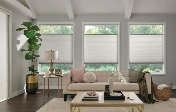 Top down bottom up cellular shades