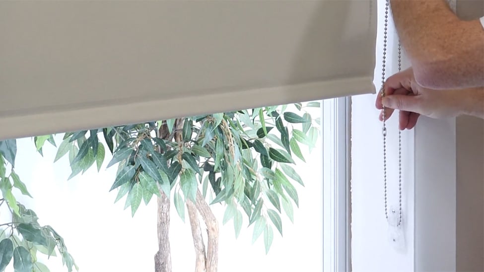How to Put Blinds Down Roller Shade