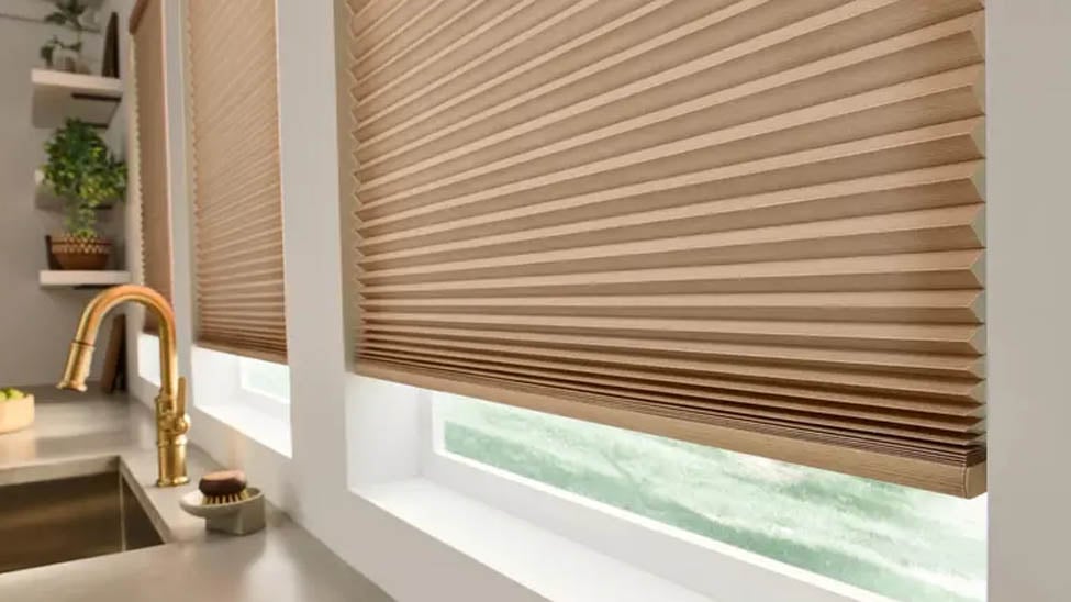 Cellular shades insulate against heat and cold