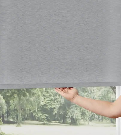 Cordless lift shades for safety and clean design