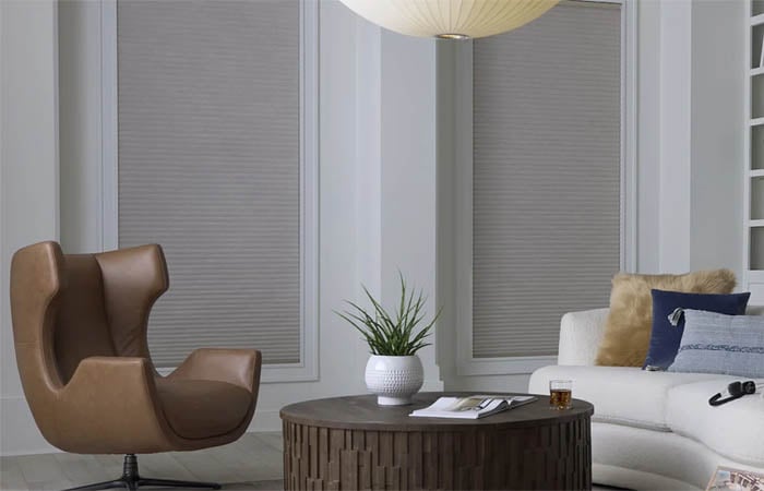 Cellular shades are excellent insulating window treatments