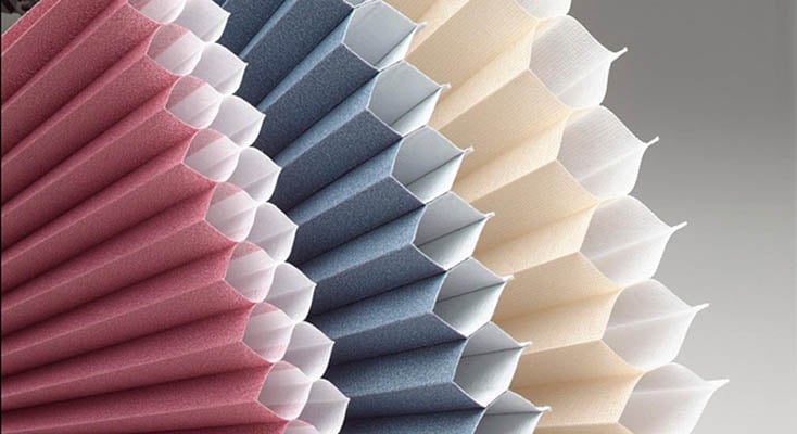 Different cellular pleat sizes
