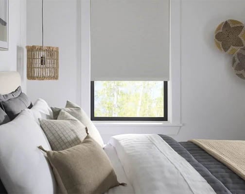 Dust resistant roller shades