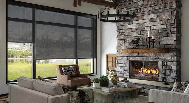 Dust resistant solar shades