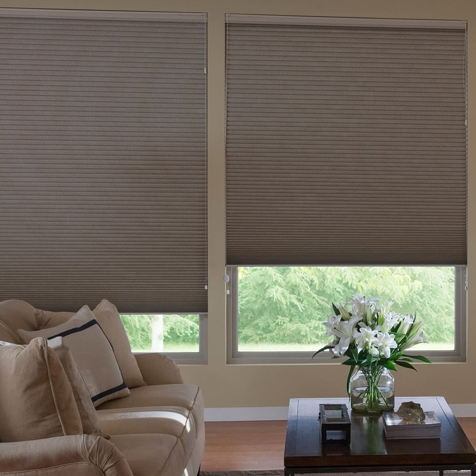 Install blackout and noise dampening window treatments