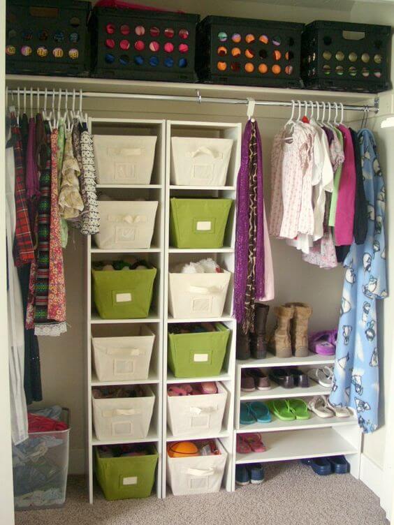 Organize closets and dressers for fewer hassles in the morning