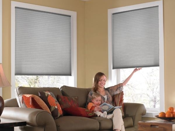 Cordless cellular shades