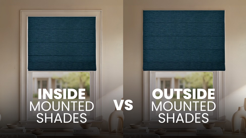Mounting inside vs outside the window casing