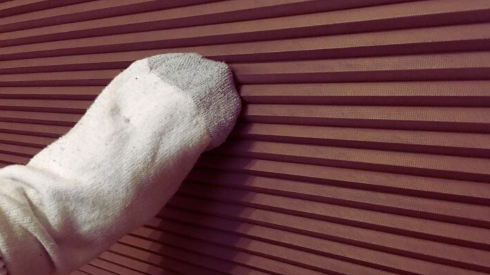 Read the right away to clean stains in your shades